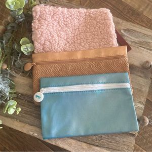 IPSY COSMETIC BAGS BUNDLE THREE NEW